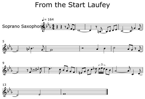laufey from the start sheet music